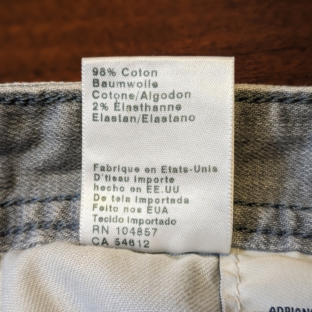AG Adriano Goldschied - The Graduate - Tailored Leg Gray Pant- 31x34 MADE IN USA - Picture 14 of 16